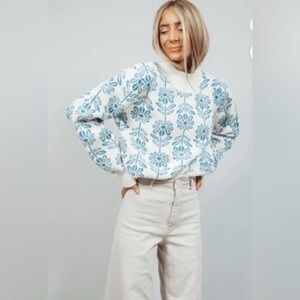Shop Stevie Randall Floral Sweater